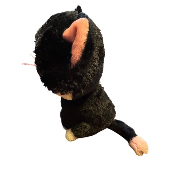Ty Beanie Boo Pepper Plush Black & White Cat Stuffed Animal With Sparkling Eyes - Picture 6 of 6